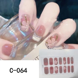 Women Fashion Nail Sticker Waterprrof Lovely Nail Art Nail Sticker