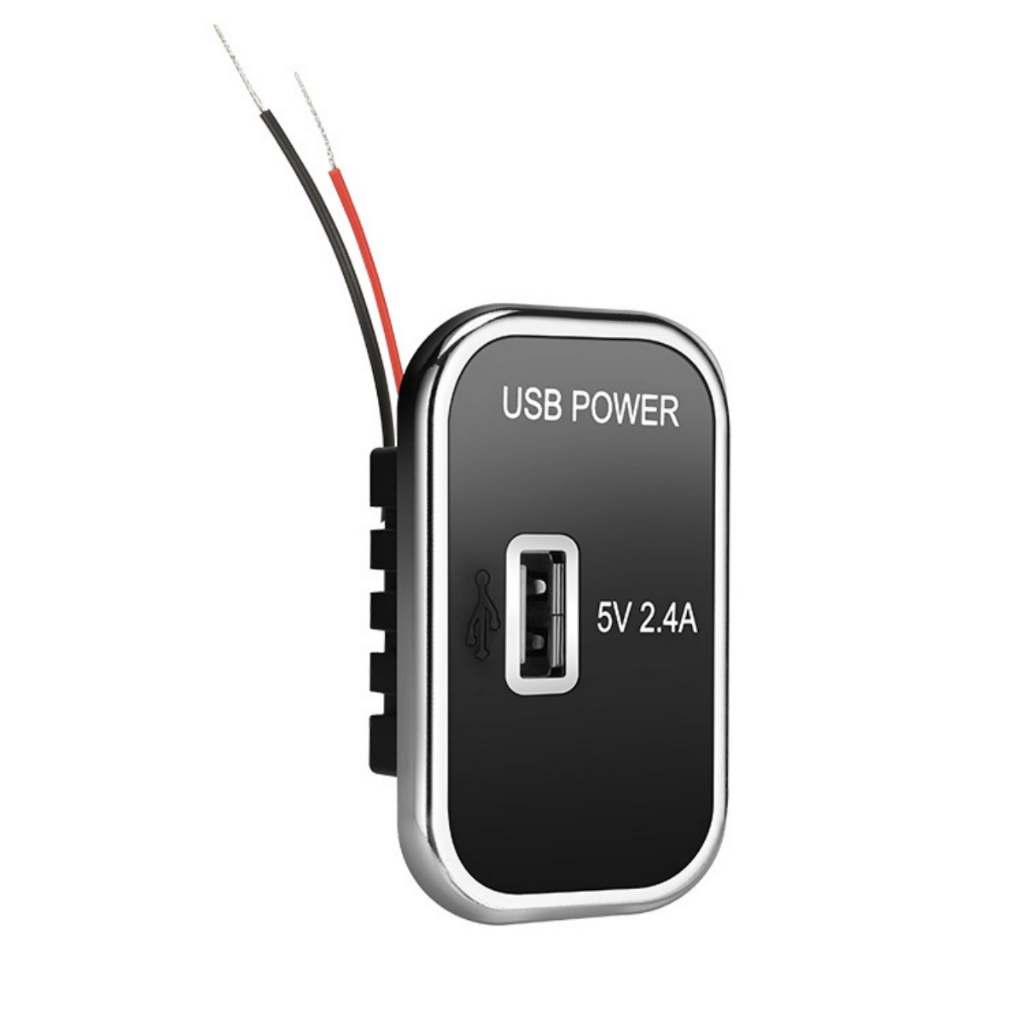 Ổ CắM SạC 5v 2.4a Cho Xe Hơi / Xe MáY / Xe TảI rv