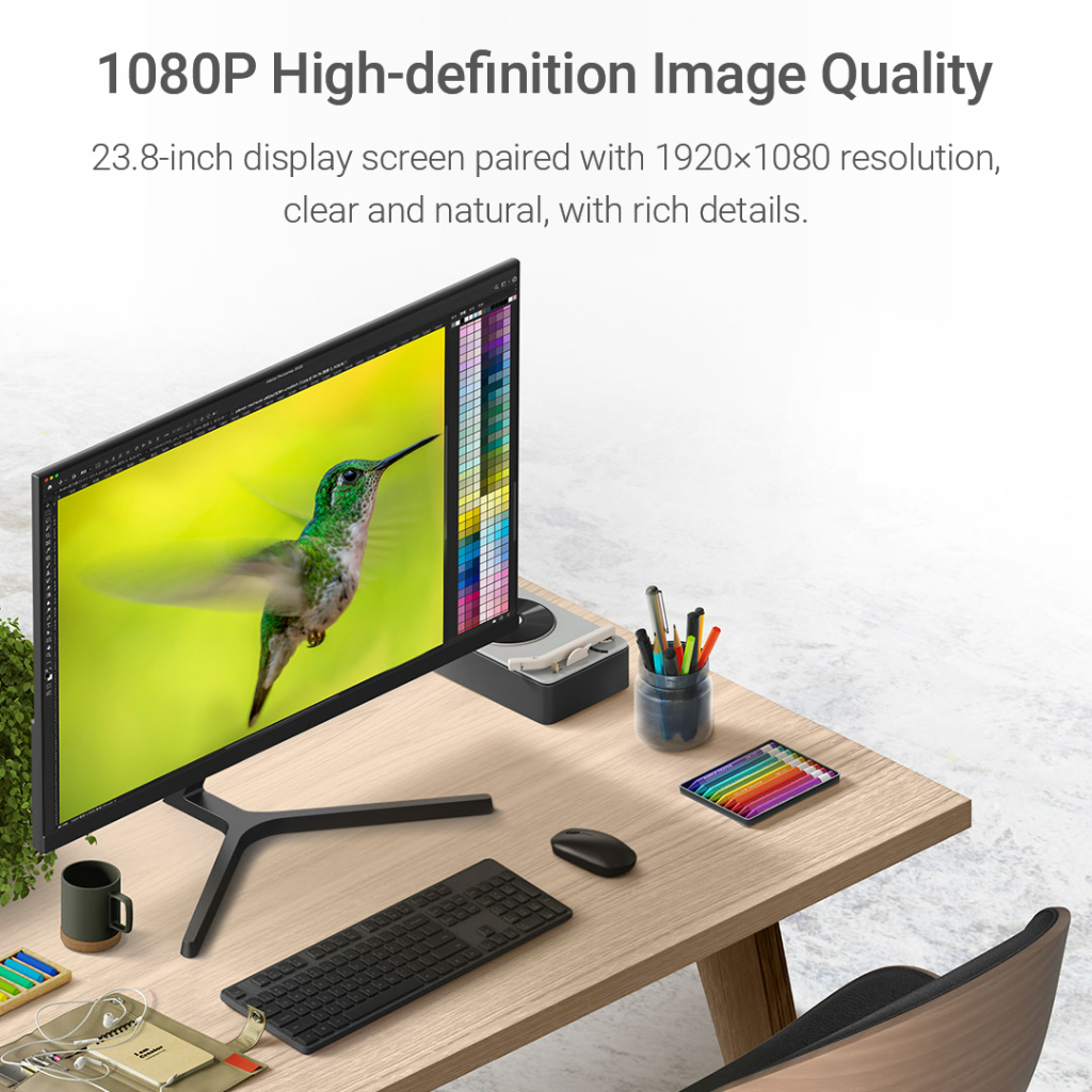 Màn Hình Máy Tính Redmi 1A Xiaomi Youpin 23.8 inches 1080p HD 7.33mm Chất Lượng Cao Sự Bảo Vệ