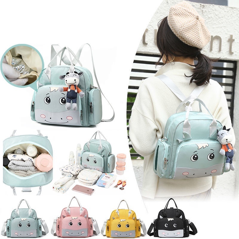 Mới Balo Đa Năng Cỡ Lớn In Họa Tiết Hoạt Hình Dễ Thương Cho Mẹ Và Bé