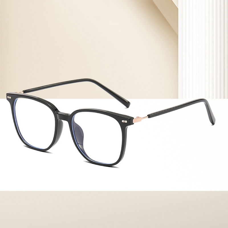 Roza Kính Mắt Gọng Đa Giác Chống Ánh Sáng Xanh Thời Trang unisex ae1617