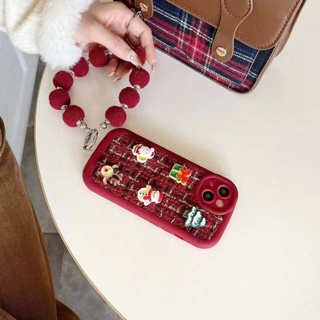 Ốp Điện Thoại silicone Mềm Chống Sốc In Hình Giáng Sinh Cho iphone 15 14 13 11 pro xs max xr x