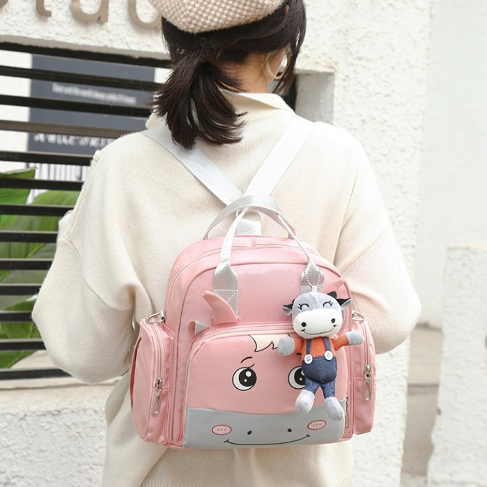 Mới Balo Đa Năng Cỡ Lớn In Họa Tiết Hoạt Hình Dễ Thương Cho Mẹ Và Bé