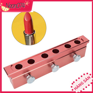 Khuôn son inox 12.1mm 6 lỗ sử dụng kép hợp kim nhôm diy son môi - neon074