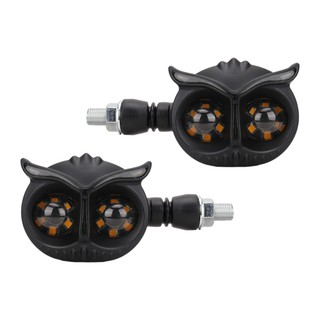 Bộ 2 đèn led xi nhan lymoyo hình cú mèo gắn đuôi xe mô tô