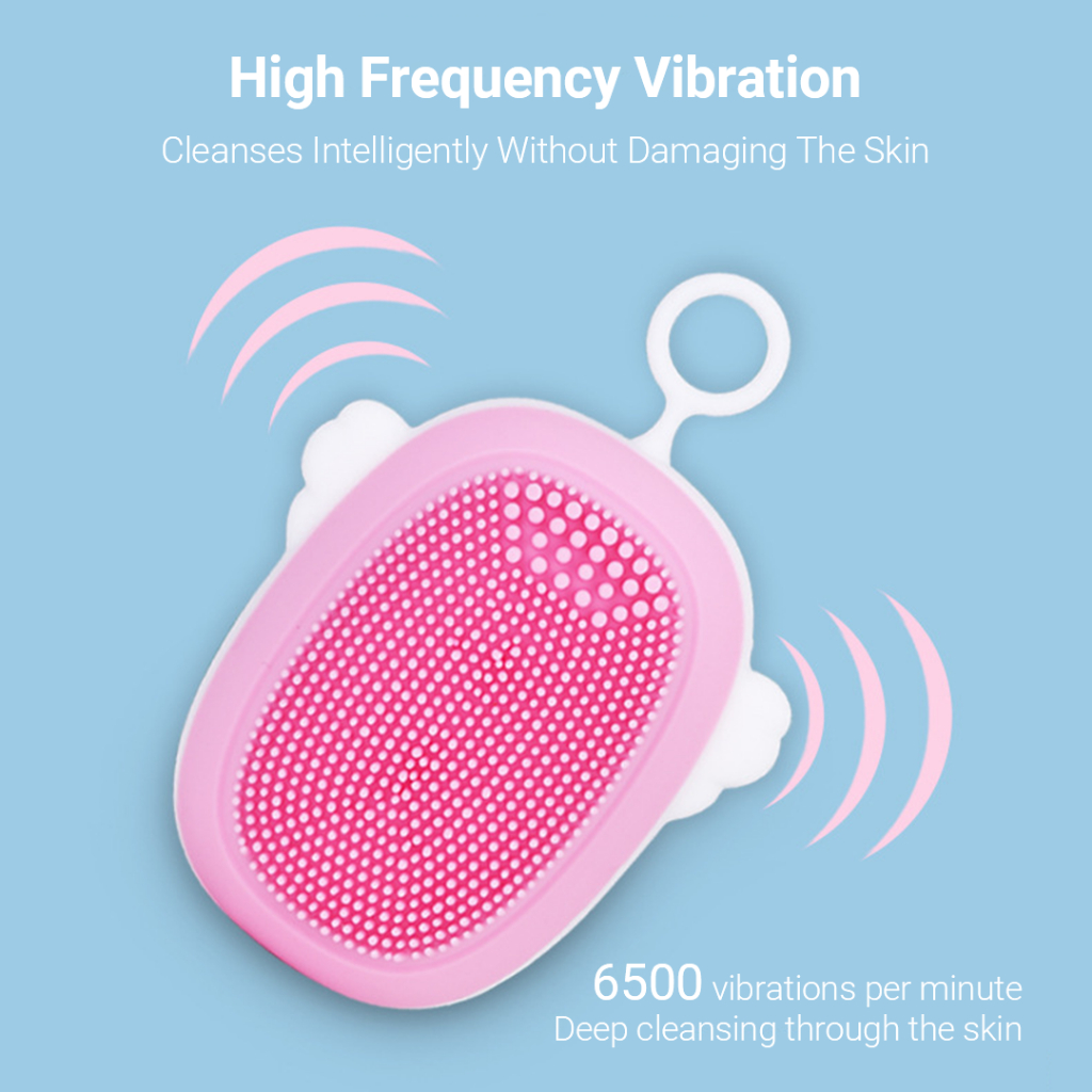 Máy rửa mặt XIAOMI YOUPIN Xiaomi Youpin 3 life bằng silicon sử dụng sóng siêu âm làm sạch lỗ chân lông chăm sóc da mặt