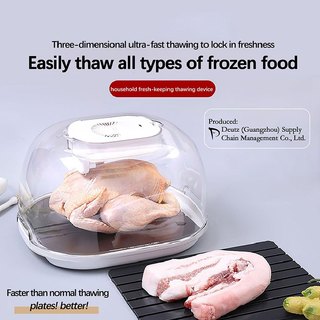 Shihe tấm rã đông thịt, thịt, đĩa rã đông, dụng cụ bảo quản đá nhanh chóng, thiết bị bảo quản thực phẩm gia dụng