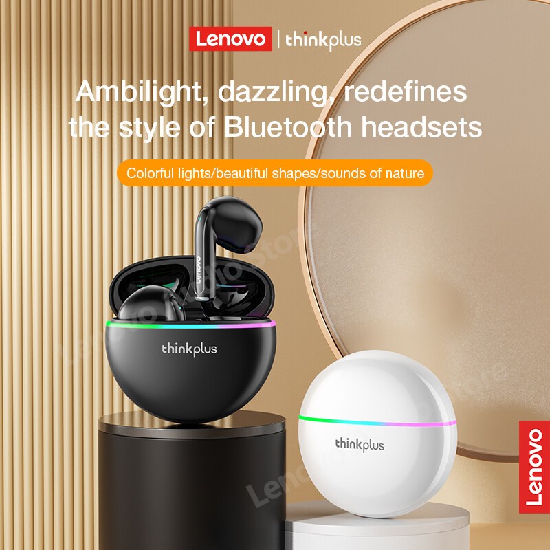 Tai nghe không dây lenovo xt97 hifi 9d tws Chống Nước Có mic Cho oppo realme xiaomi