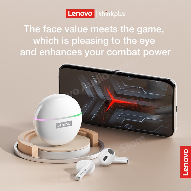 Tai nghe không dây lenovo xt97 hifi 9d tws Chống Nước Có mic Cho oppo realme xiaomi