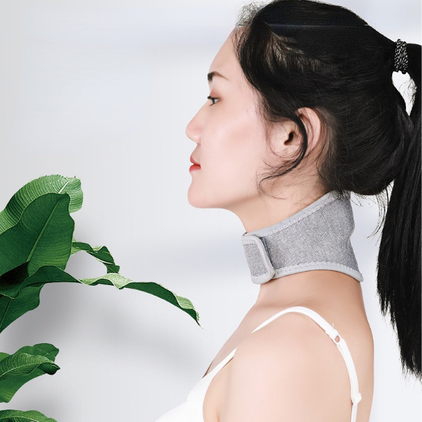 Đai bảo vệ cổ Giảm đau Làm ấm Cổ Brace Pad Hỗ trợ Dây đeo SUNCOL