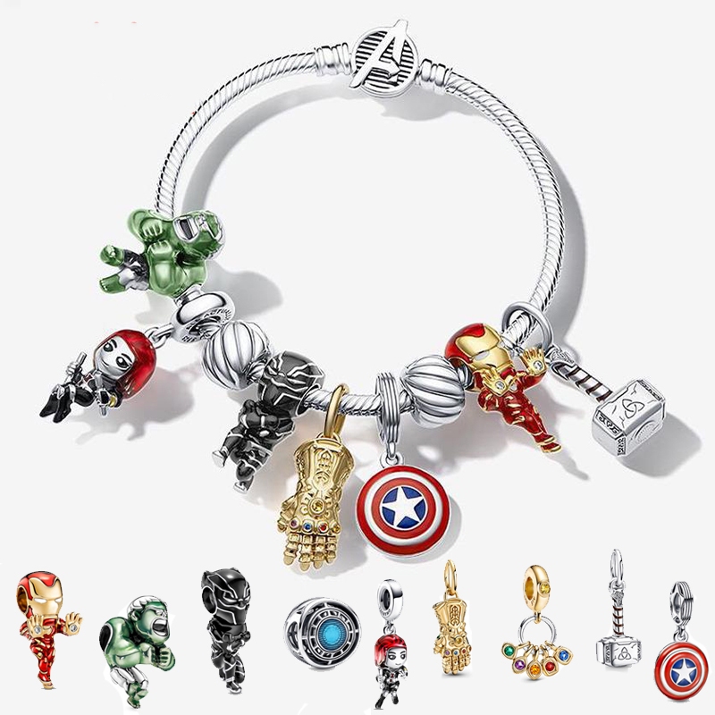 Mặt Dây Chuyền Hình Siêu Anh Hùng marvel pandora