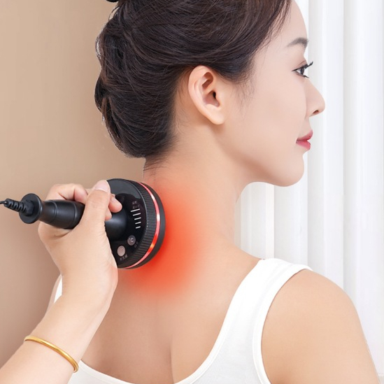 Bàn chải kinh tuyến điện Rung tần số cao Nén nóng 5 Thiết bị cạo cơ thể cường độ 110‑240V SUNCOL