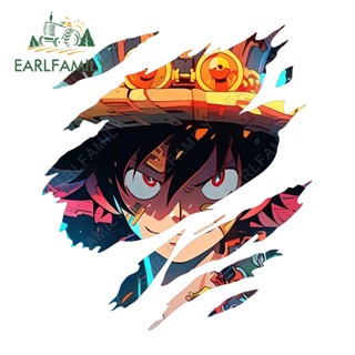 Miếng Dán Trang Trí Xe Hơi Họa Tiết Hoạt Hình One Piece 13Cmx11.4Cm Chống Thấm Nước / Trầy Xước