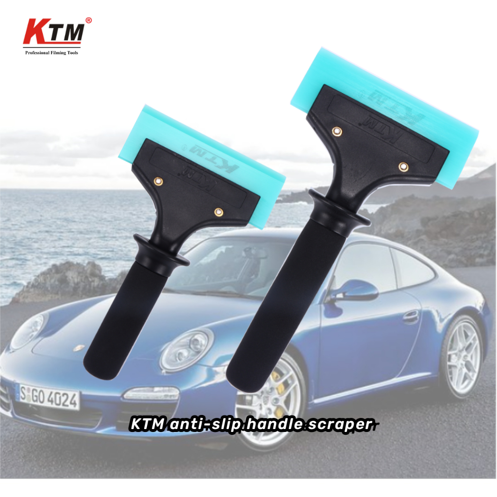 Ktm Bộ Dụng Cụ Làm Sạch Cửa Kính Xe Hơi Với Lưỡi Cao Su Thay Thế