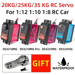 Động Cơ Servo Không Thấm Nước DS3218 20KG DS3225 25KG DS3235 35KG 180 / 270 Độ Cho Xe Điều Khiển Từ Xa 1 / 8 1 / 10 1 / 12