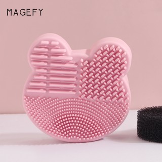 MAANGE Dụng cụ chậu vệ sinh cọ trang điểm tiện lợi 40g