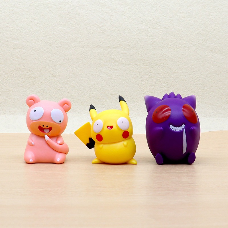 Set 8 Mô Hình Nhân Vật Phim pokemon 7cm