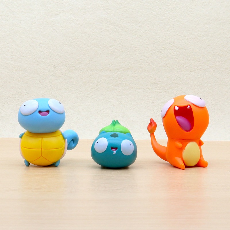 Set 8 Mô Hình Nhân Vật Phim pokemon 7cm