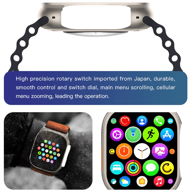 Đồng Hồ Thông Minh t800 Màn Hình 8 2inch t800 Và Phụ Kiện