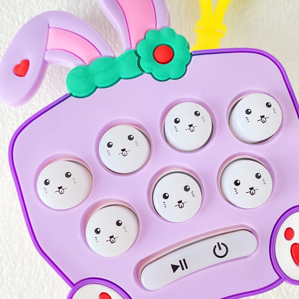 Móc Khóa mini Siêu Dễ Thương Khi Chơi game whac-a-mole pop it