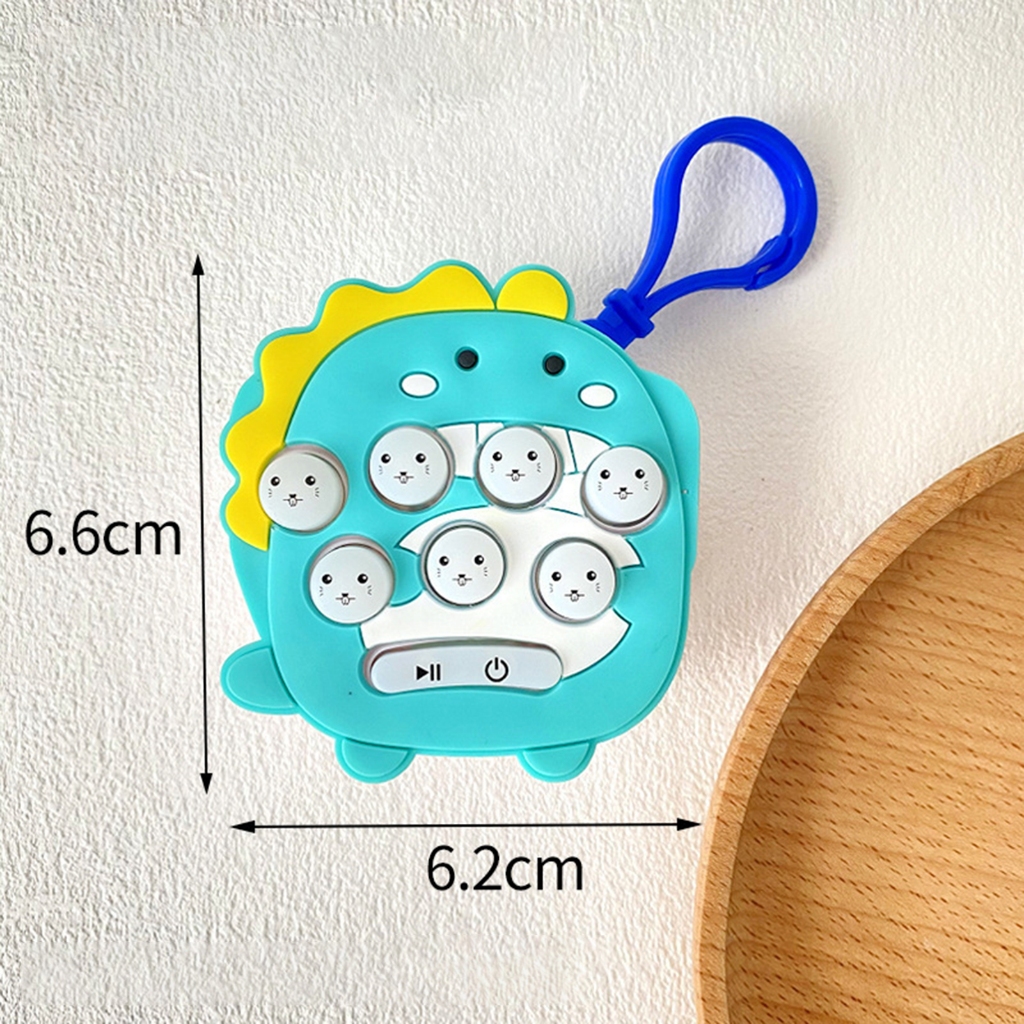 Móc Khóa mini Siêu Dễ Thương Khi Chơi game whac-a-mole pop it