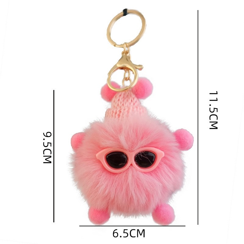 Móc Khóa Banh Xù Mini Dễ Thương