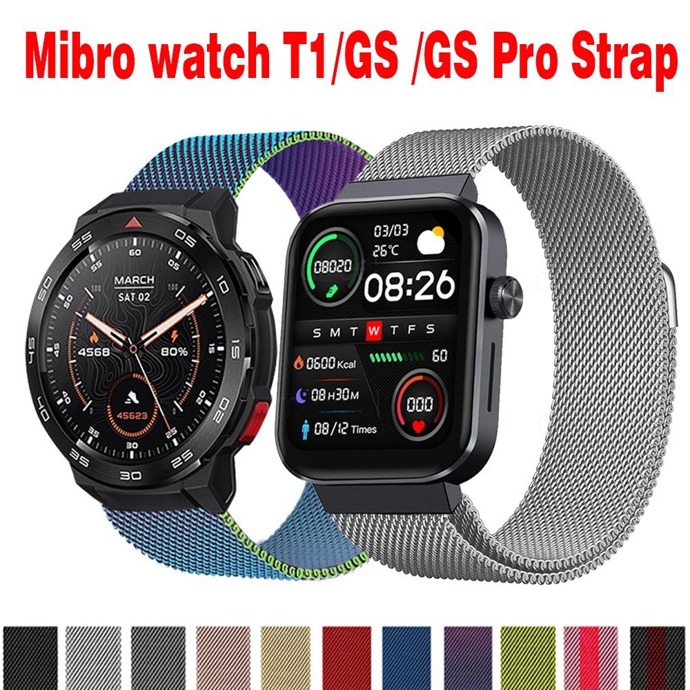 XIAOMI Dây Đeo Kim Loại Từ Tính Cho Đồng Hồ Thông Minh mibro watch gs Pro mibro watch gs mibro watch