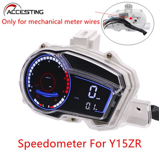 Đồng hồ đo tốc độ kỹ thuật số 2023 có đèn led cho xe máy y15zr 4th