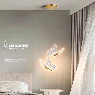 Đèn chùm bướm hiện đại Đèn trần Phòng khách Đèn treo Bắc Âu Đèn phòng ngủ Đèn Led tối giản Mặt dây chuyền thẩm mỹ
