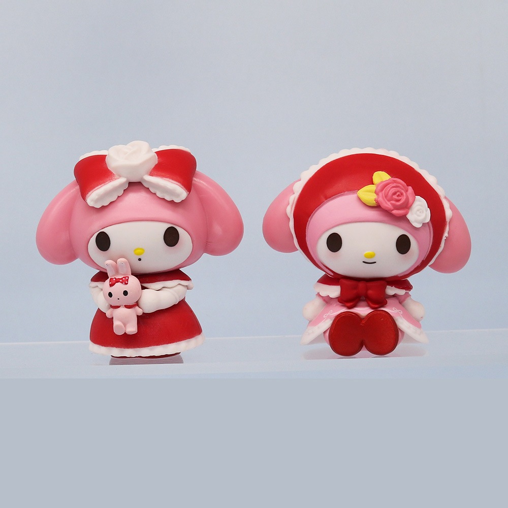 SANRIO Bộ 8 Mô Hình Nhân Vật Phim Hoạt Hình kuromi my melody