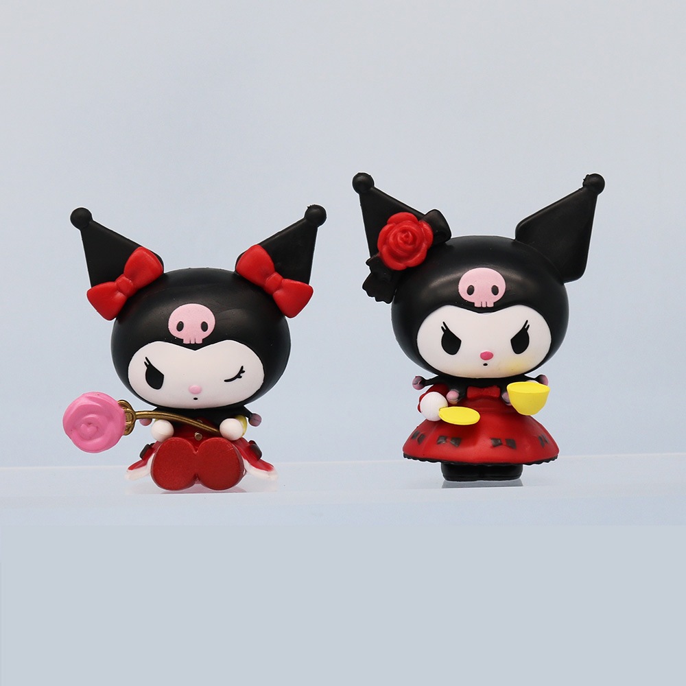 SANRIO Bộ 8 Mô Hình Nhân Vật Phim Hoạt Hình kuromi my melody