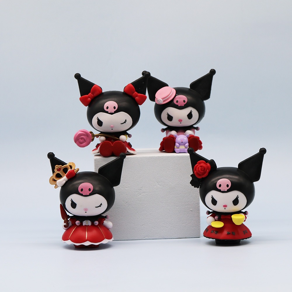 SANRIO Bộ 8 Mô Hình Nhân Vật Phim Hoạt Hình kuromi my melody