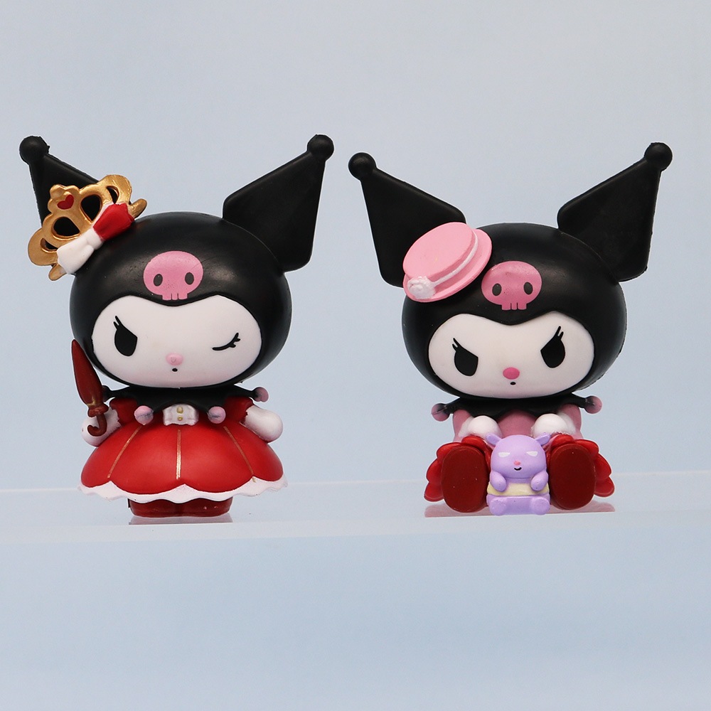 SANRIO Bộ 8 Mô Hình Nhân Vật Phim Hoạt Hình kuromi my melody
