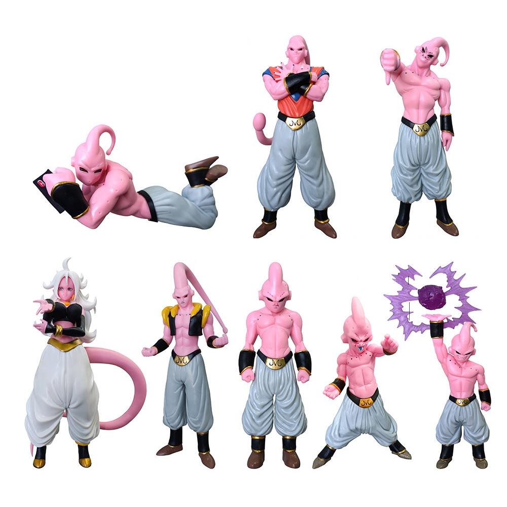 Set 8 Mô Hình Nhân Vật Phim Hoạt Hình dragon ball z Bằng pvc