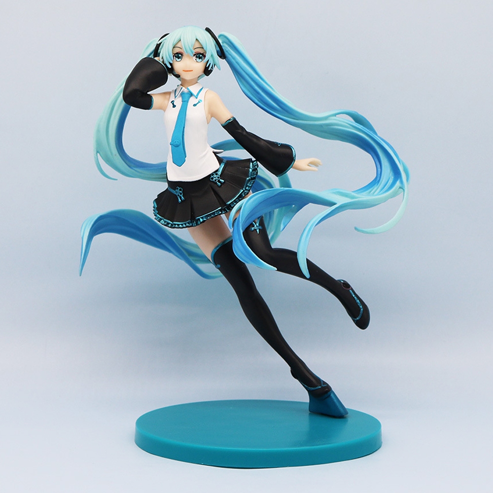 Mô Hình Nhân Vật hatsune miku vocaloid2 miku 20cm Trang Trí Bàn Làm Việc