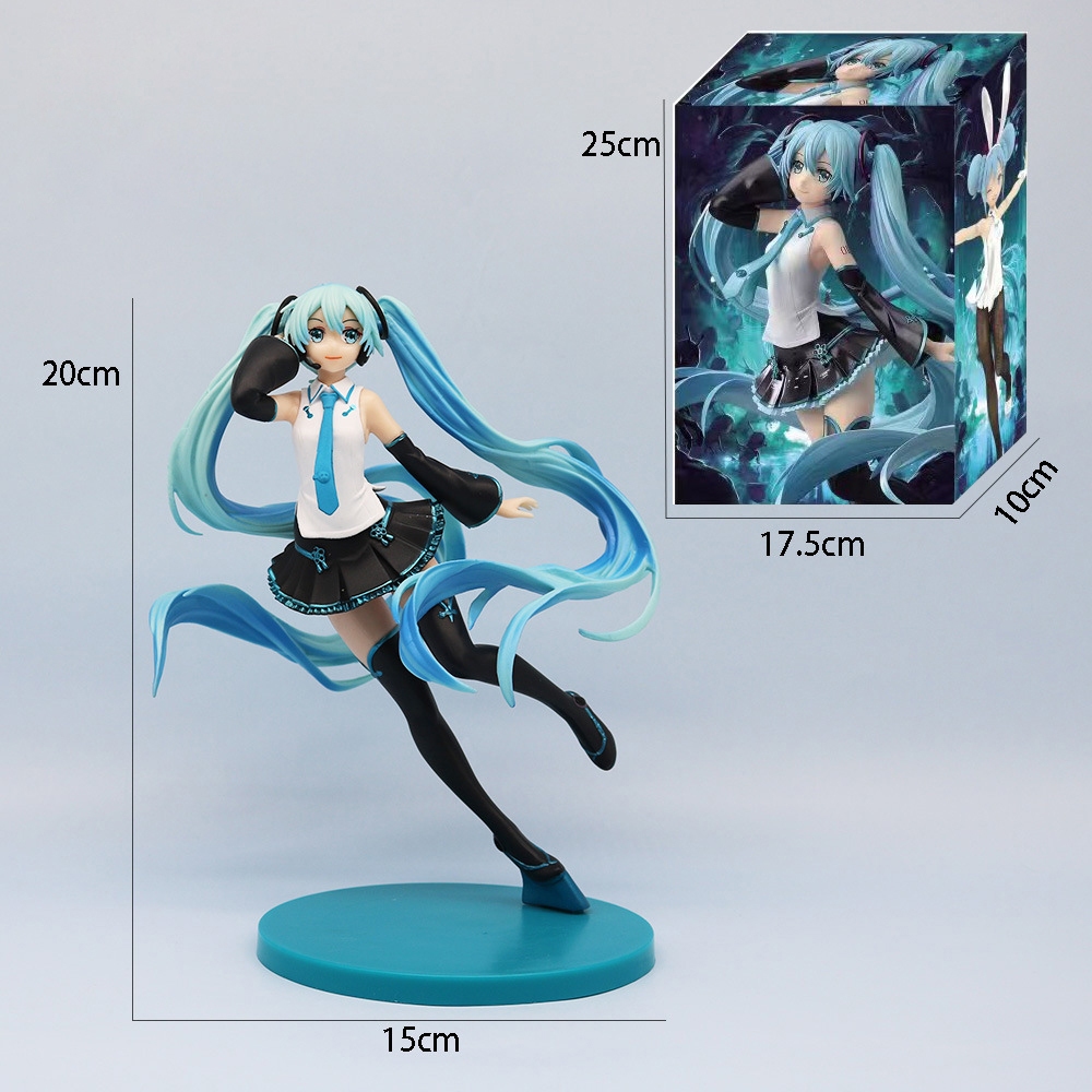 Mô Hình Nhân Vật hatsune miku vocaloid2 miku 20cm Trang Trí Bàn Làm Việc