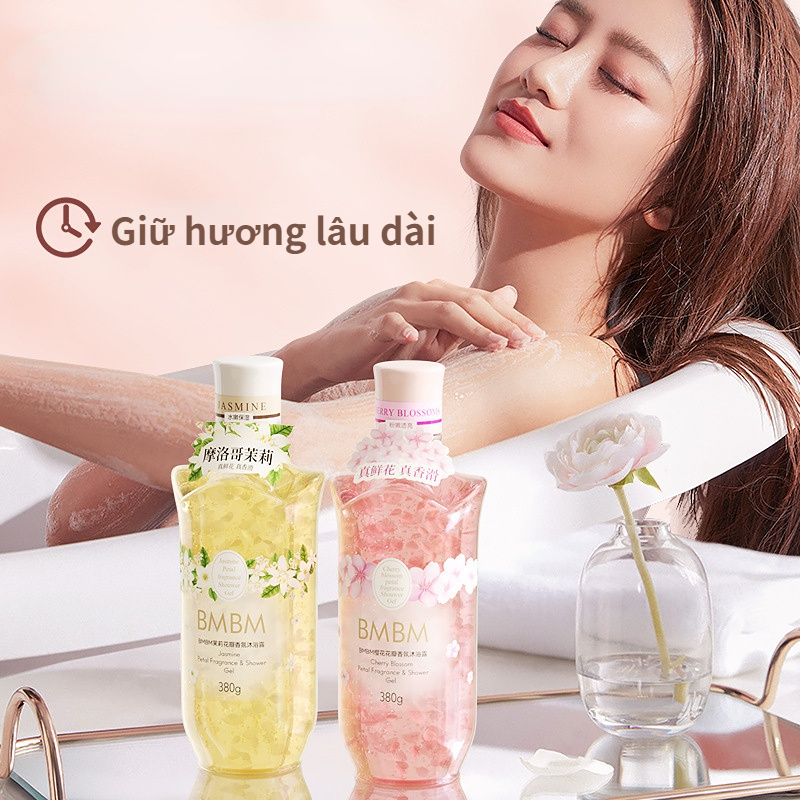 Bmbm Nước Hoa Anh Đào Hoa Nhài Hương Hoa Nhài 380g Dùng Rửa Mặt / Toàn Thân / Toàn Thân Dưỡng Ẩm