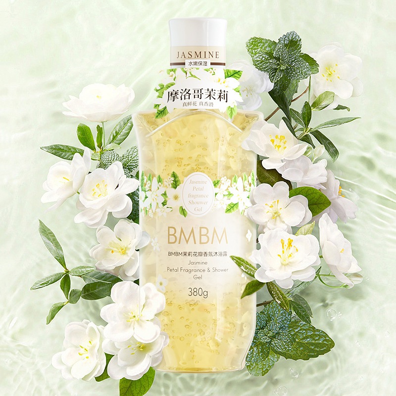 Bmbm Nước Hoa Anh Đào Hoa Nhài Hương Hoa Nhài 380g Dùng Rửa Mặt / Toàn Thân / Toàn Thân Dưỡng Ẩm