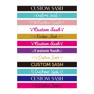 Cá nhân hóa Riêng tư tùy chỉnh Sash cho sinh nhật Vòi hoa sen cô dâu Ngày kỷ niệm Baby Shower Sash tùy chỉnh độc quyền