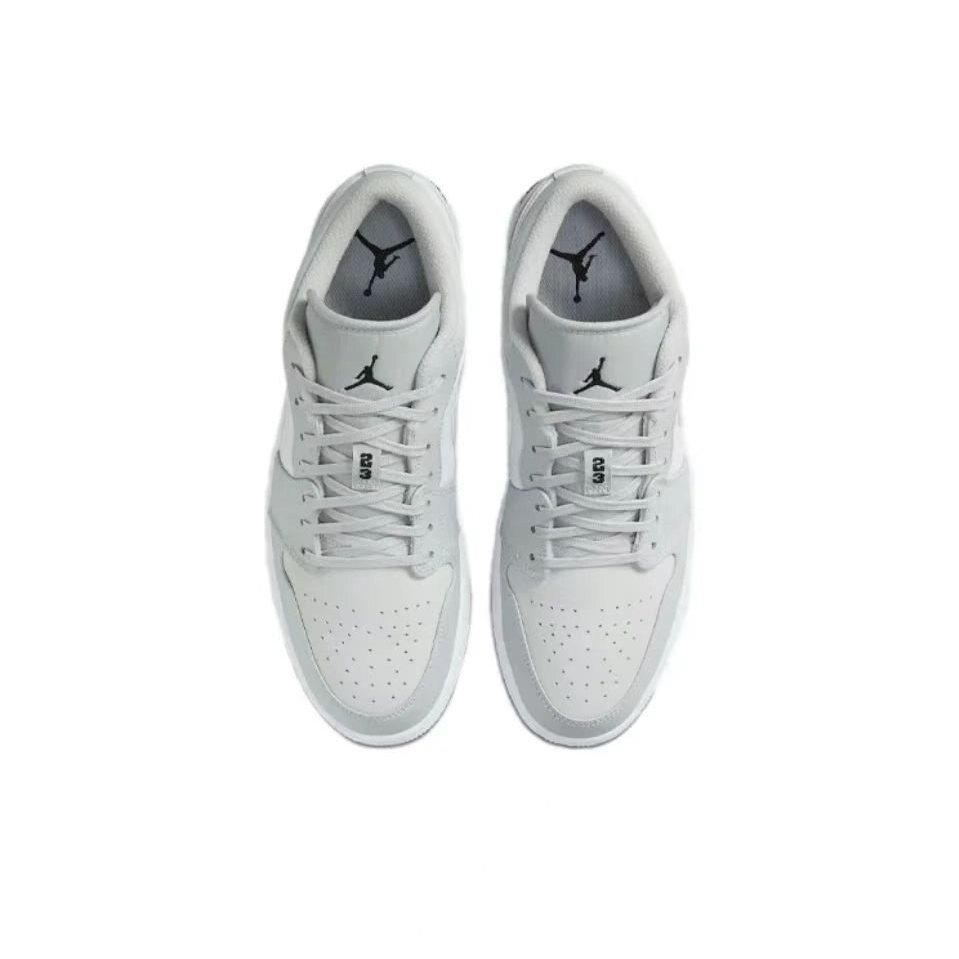 Giày thể thao nam Air Jordan 1 Low "White Camo" rằn ri trắng xám giày thể thao