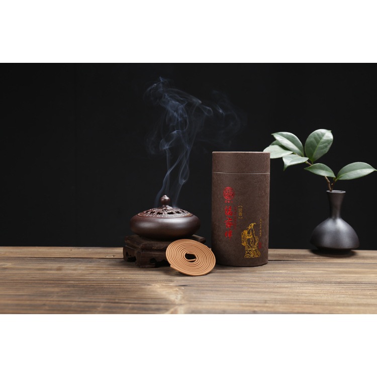 Hộp 120 Khoanh Nhang Khoanh Trầm Hương Xông Lư - Hương Trầm Vòng - Nhang vòng