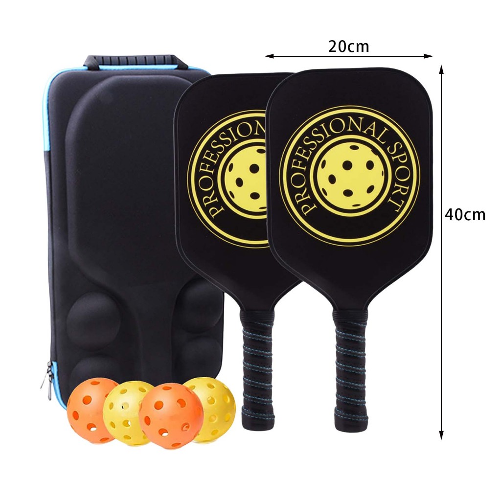 Garende Bộ 2 Vợt Bóng Pickleball Cao Cấp Kèm Túi Đựng Và 4 Quả Bóng