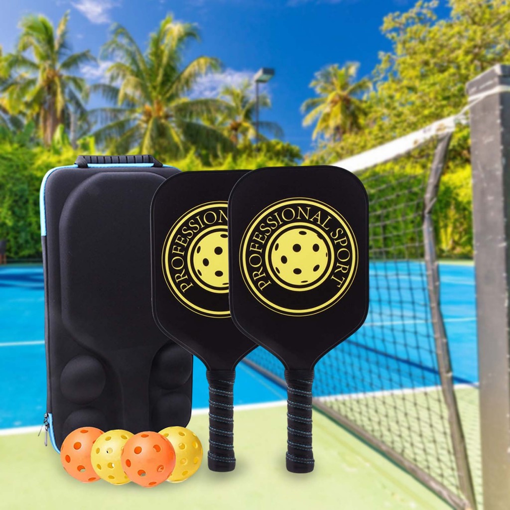 Garende Bộ 2 Vợt Bóng Pickleball Cao Cấp Kèm Túi Đựng Và 4 Quả Bóng