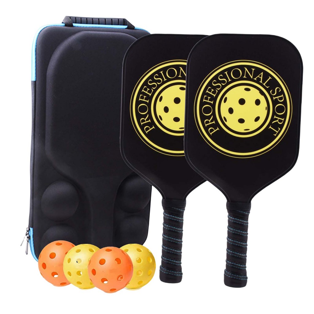 Garende Bộ 2 Vợt Bóng Pickleball Cao Cấp Kèm Túi Đựng Và 4 Quả Bóng