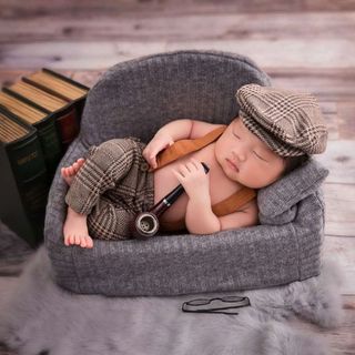 Set Mũ Và Quần Cho Bé Sơ Sinh Chụp Ảnh