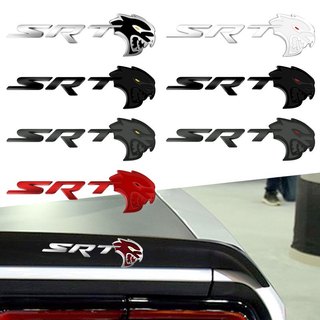 Miếng Dán Kim Loại 3d Trang Trí Xe Hơi dodge srt charger jcuv challenger ram Tourney caravan