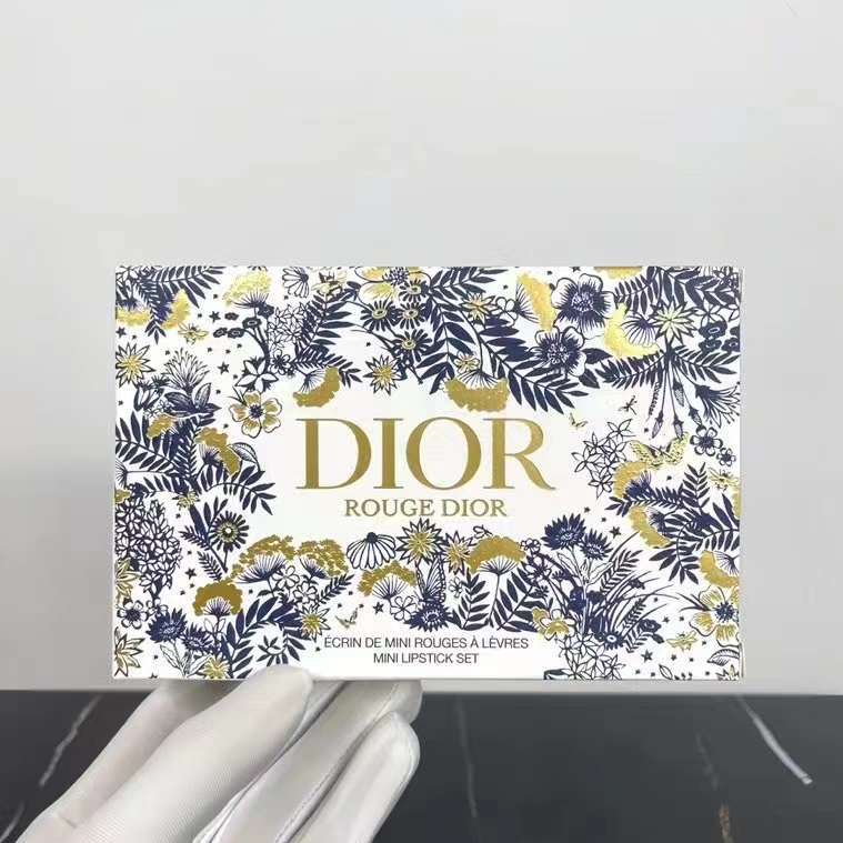 Dior Set 4 Son Môi 1.4g * 4G Màu Vàng Đồng Phong Cách Giáng Sinh