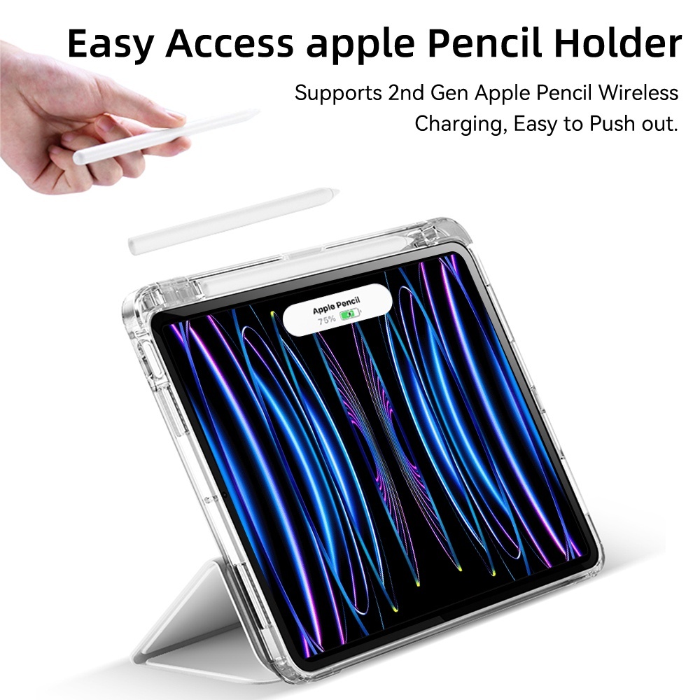 Bao Da Máy Tính Bảng Bằng Goojodoq Silicon Cho ipad 9.7 2017 / 2018 air air2 7 / 8 / 9th Ốp
