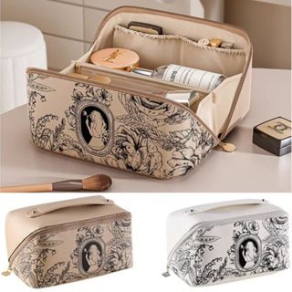 Dung tích lớn túi trang điểm nhiều lớp gối túi trang điểm du lịch chải chuốt túi lưu trữ du lịch túi lưu trữ chia túi lưu trữ Túi lưu trữ bằng da PU