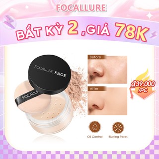 Phấn phủ FOCALLURE trang điểm nền với 3 màu tùy chọn 7G